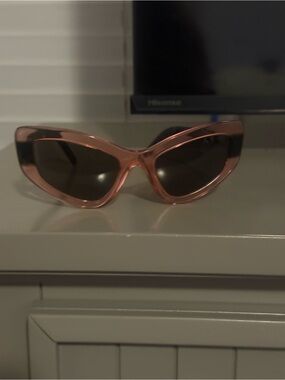 Pink Cat-Eye Women's Sunglasses - Prada